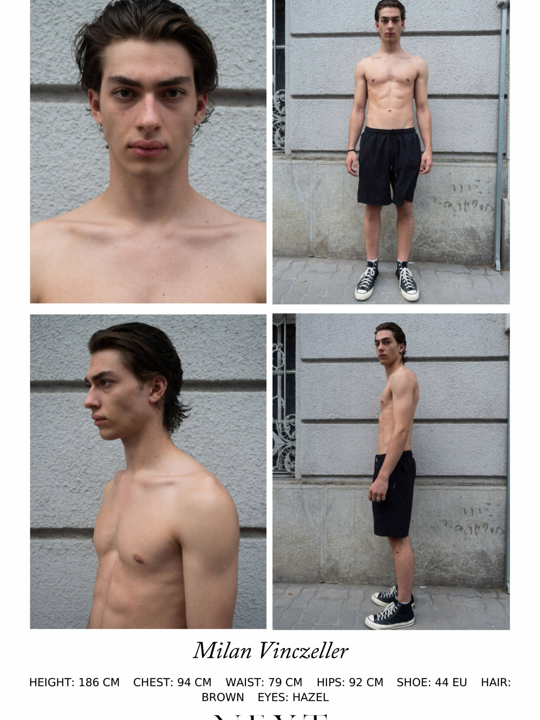 Milan Vinczeller Visage Model Management