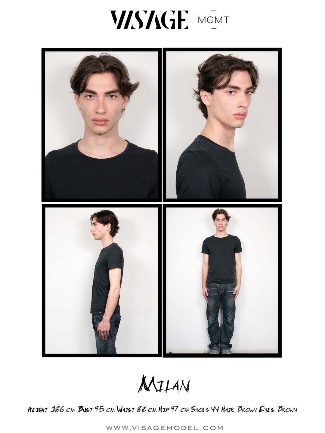 Milan Vinczeller Visage Model Management