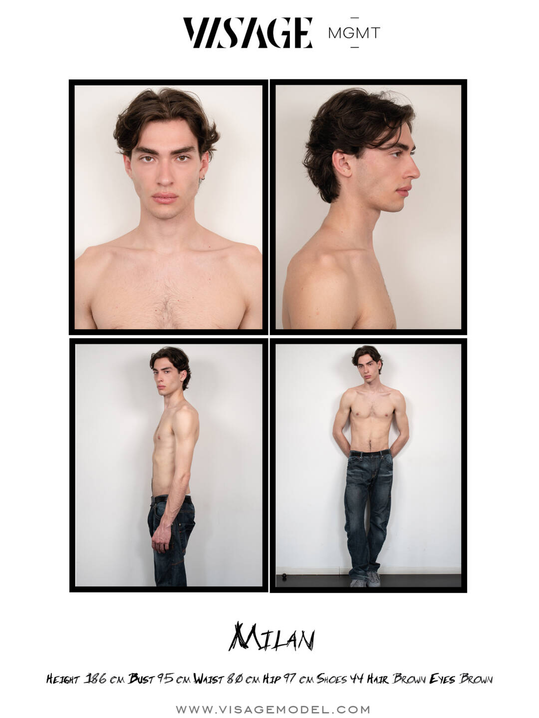 Milan Vinczeller Visage Model Management