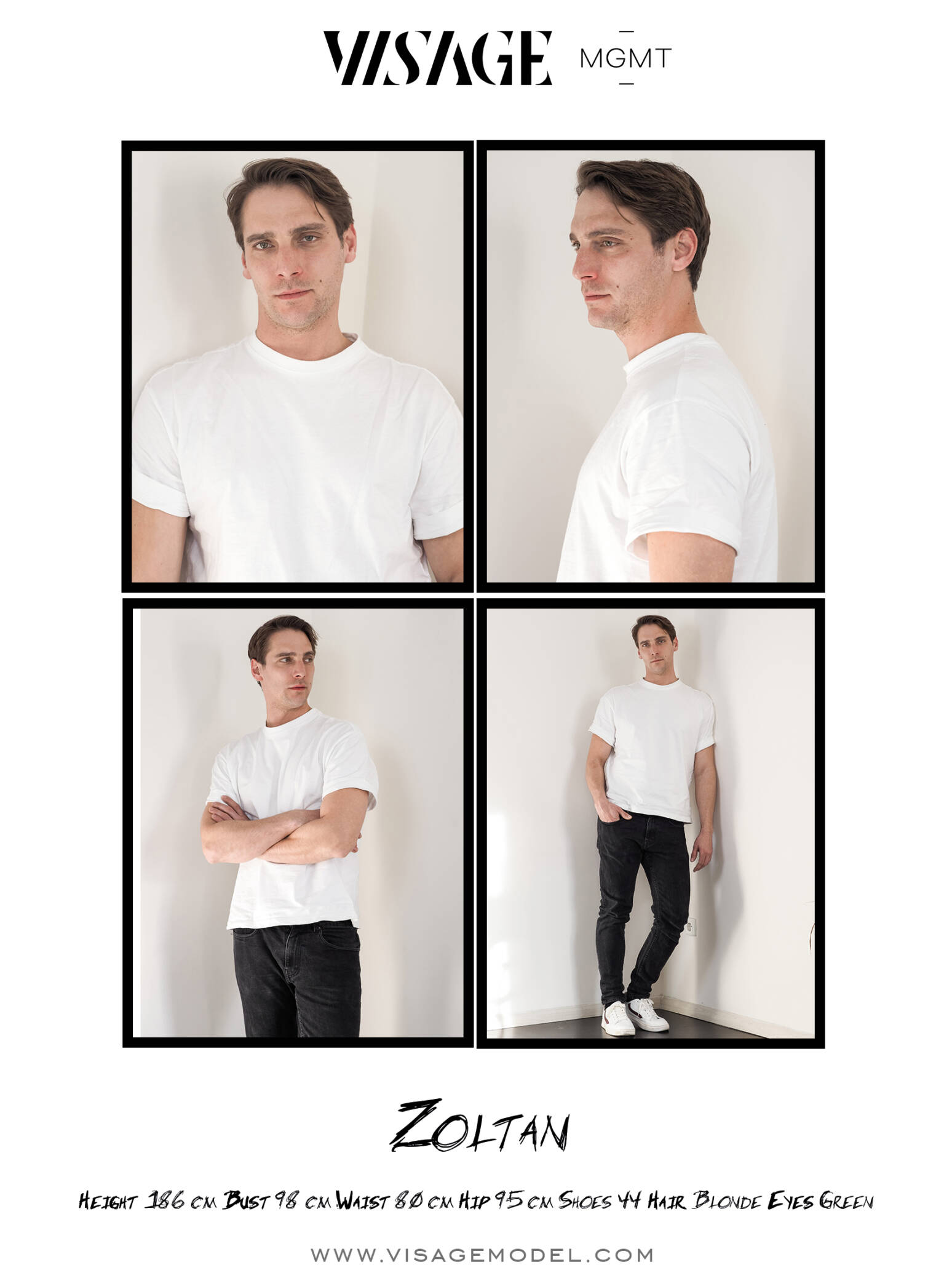 Zoltan Jordaki Visage Model Management
