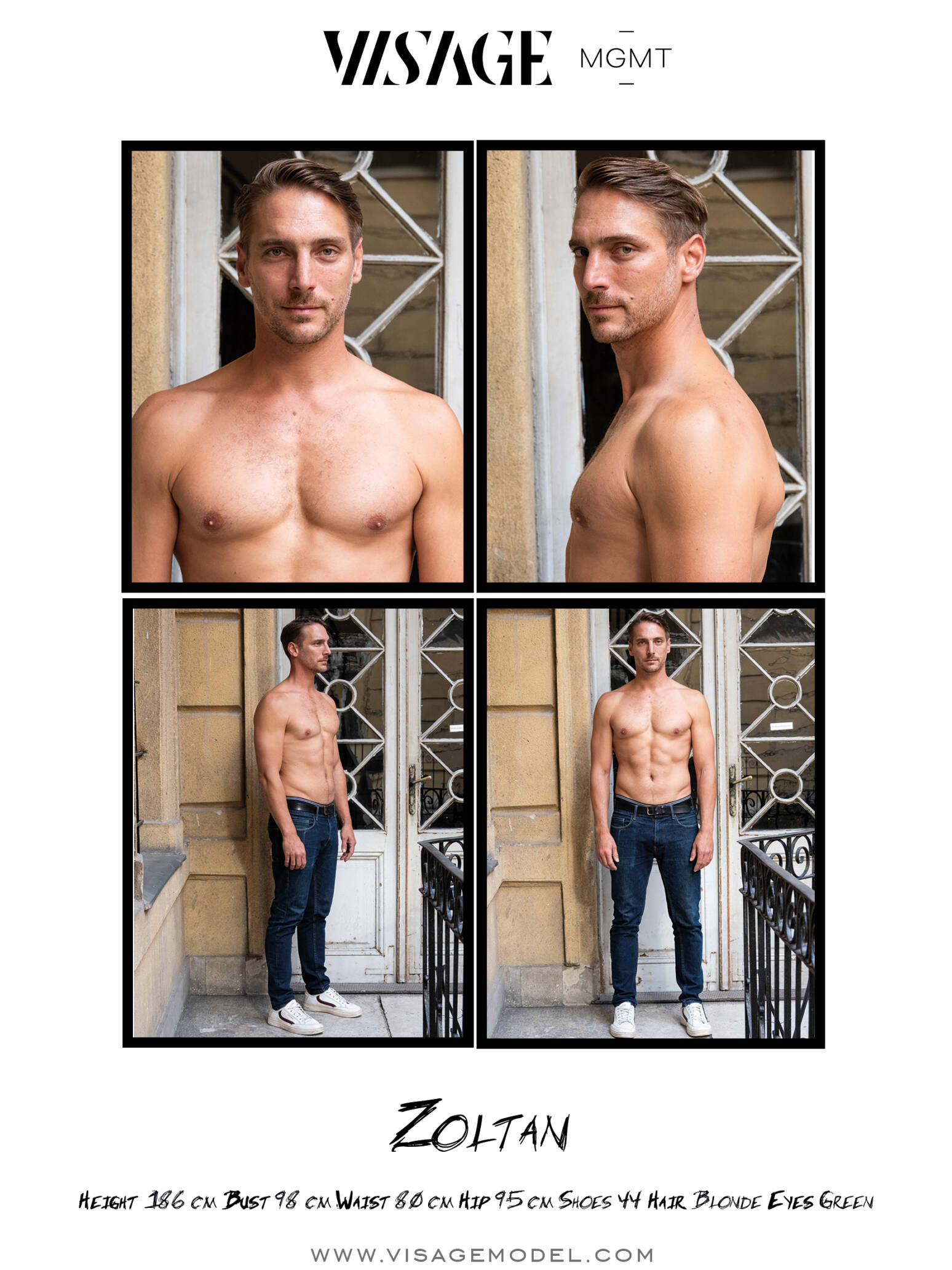 Zoltan Jordaki Visage Model Management