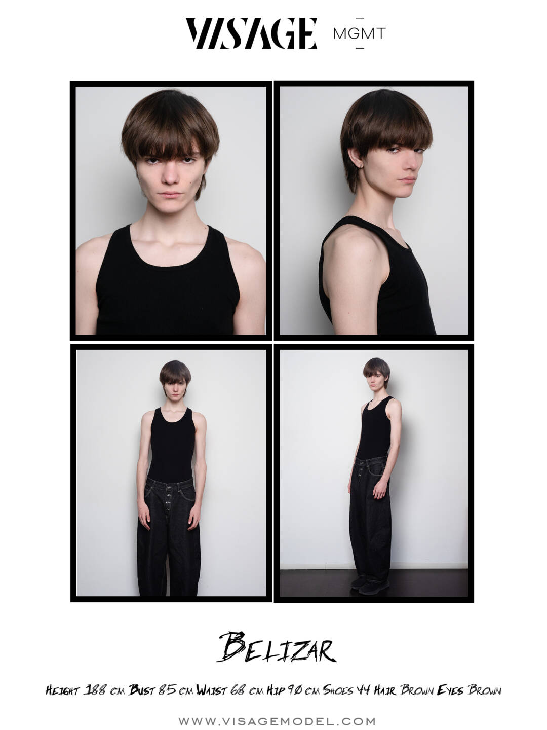 Belizár Bányai Visage Model Management