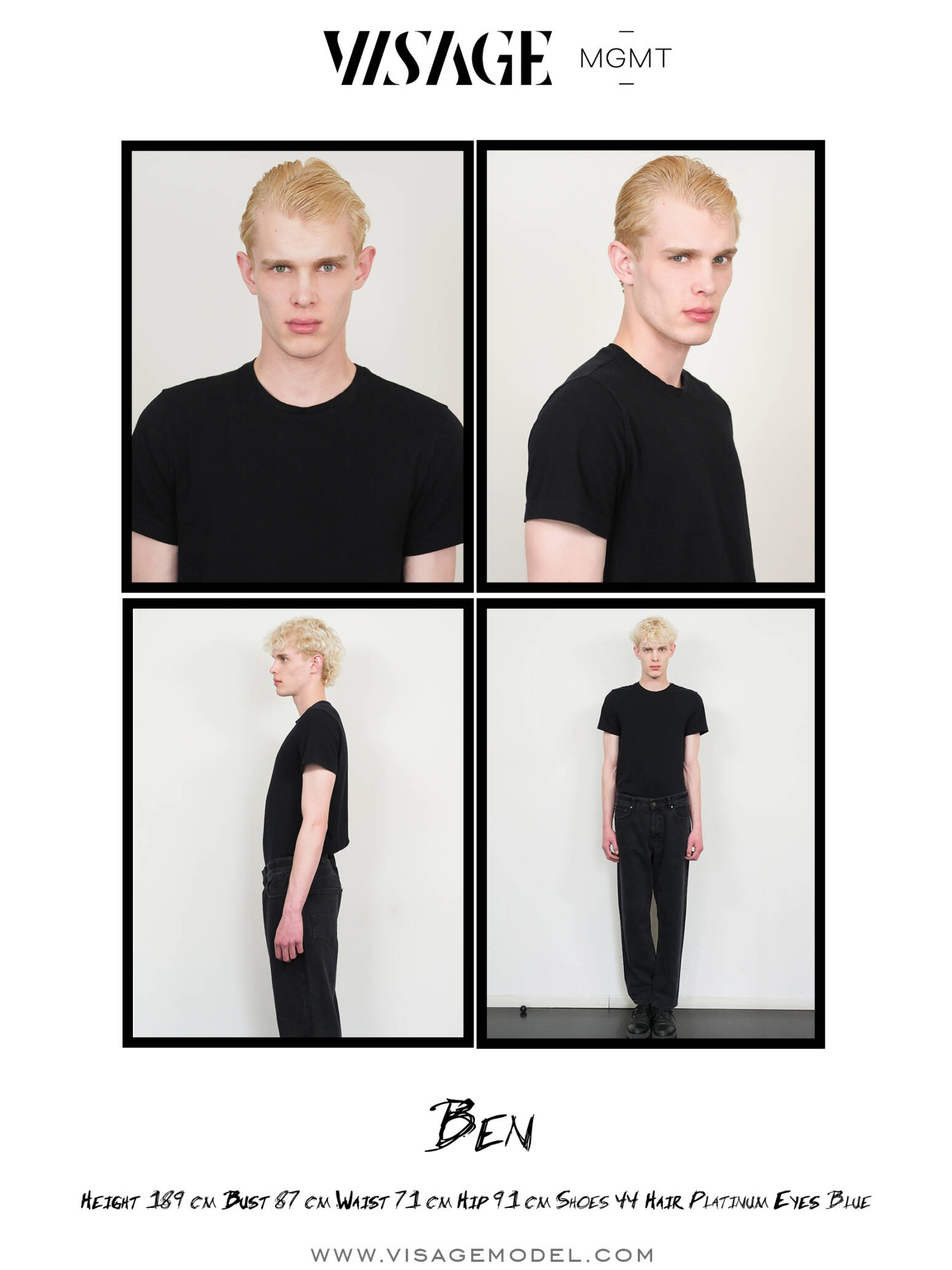 BEN Szekeres Visage Model Management