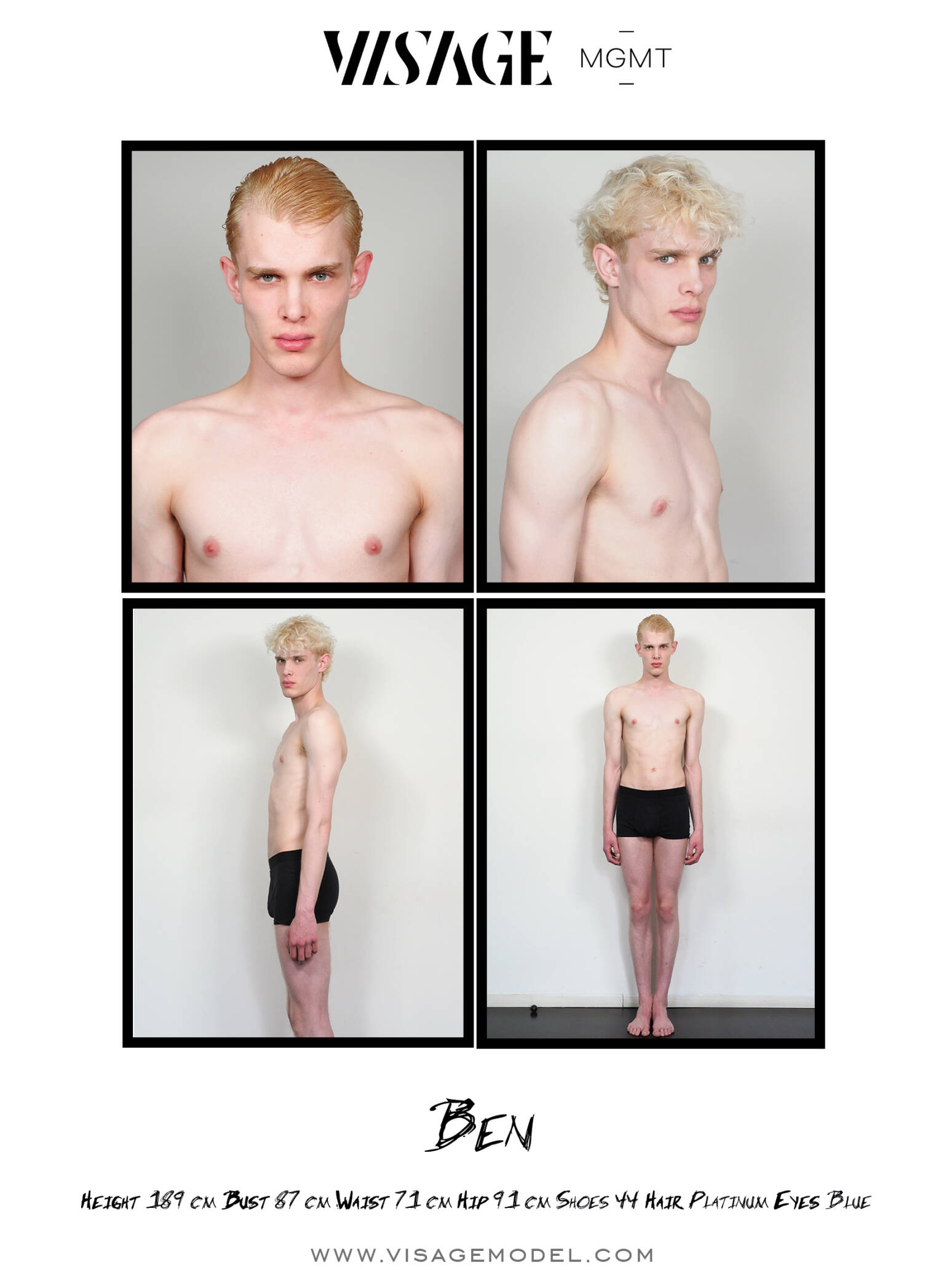 BEN Szekeres Visage Model Management