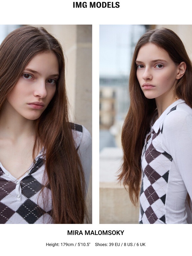 Mira Malomsoky Visage Model Management